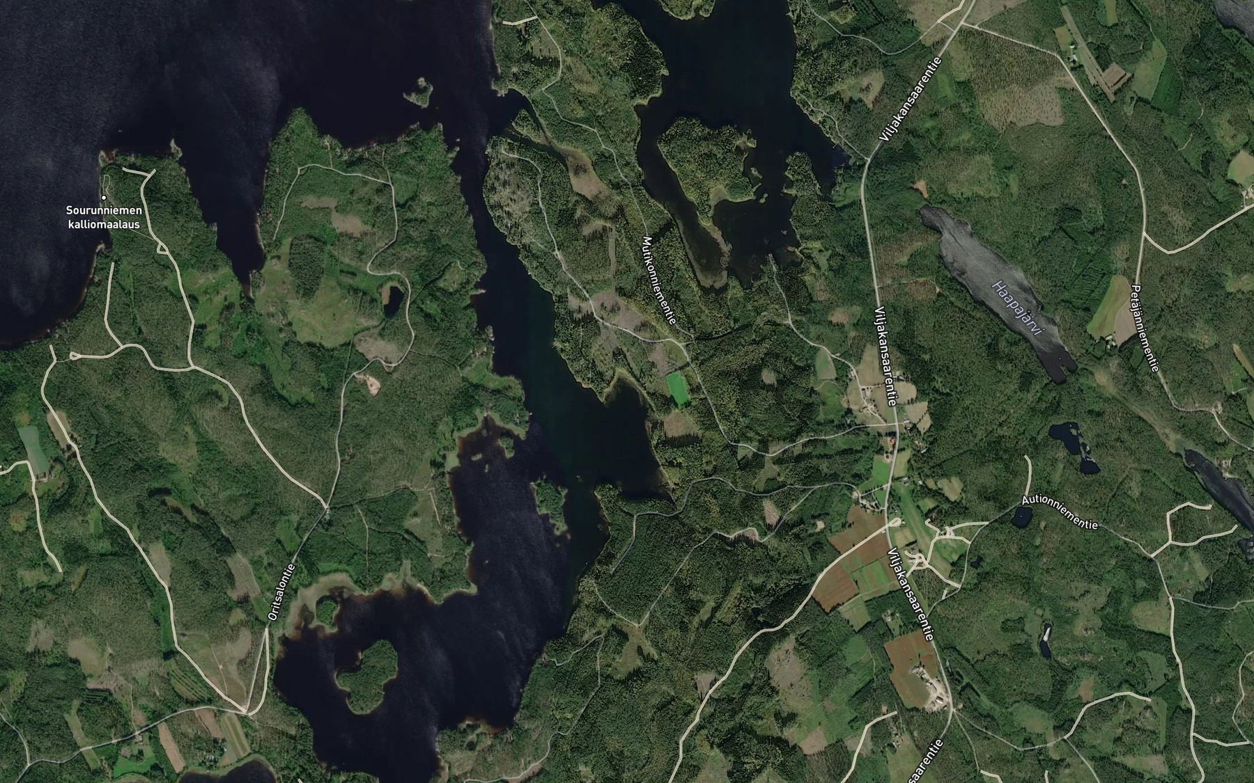 Satellite map of the Kiurulahti