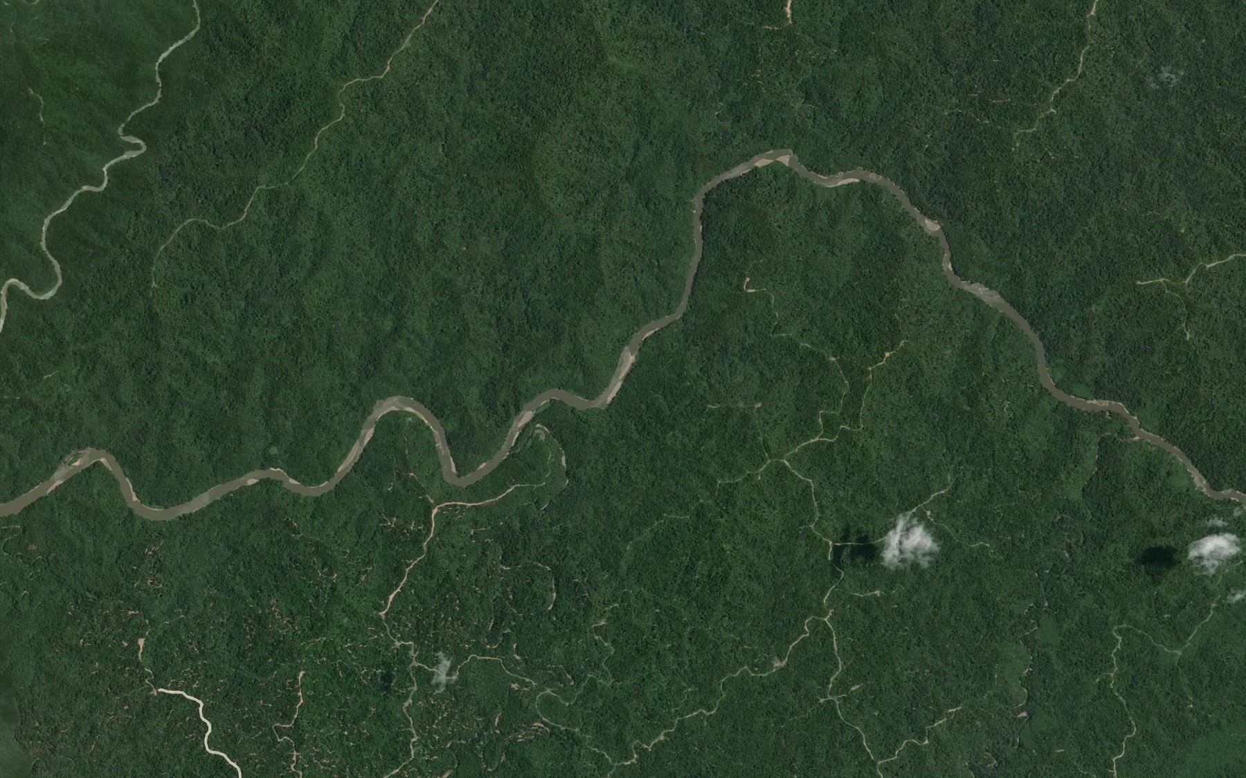 Satellite map of the Sungai Giru