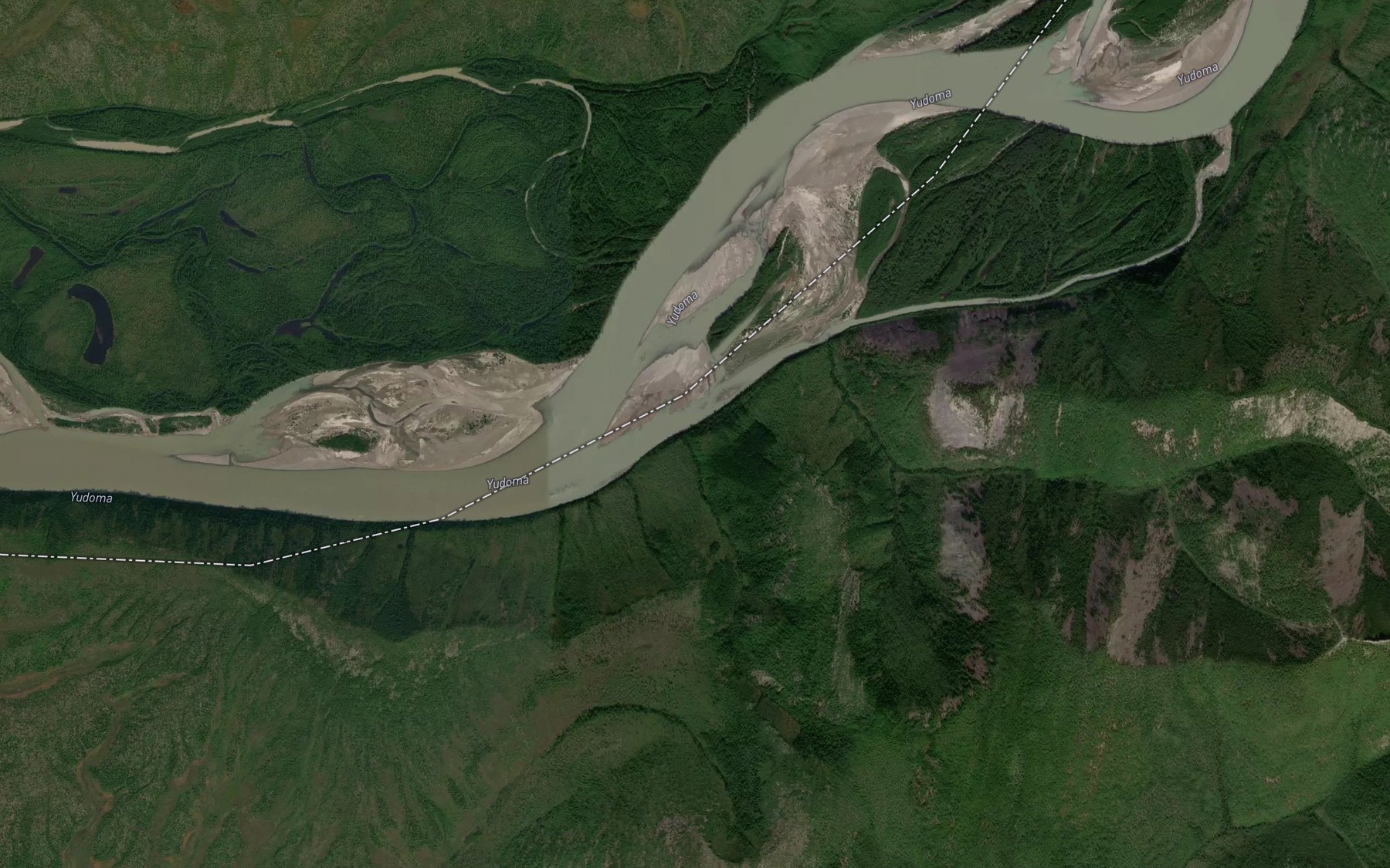 Satellite map of the Perekat Golen'kiy