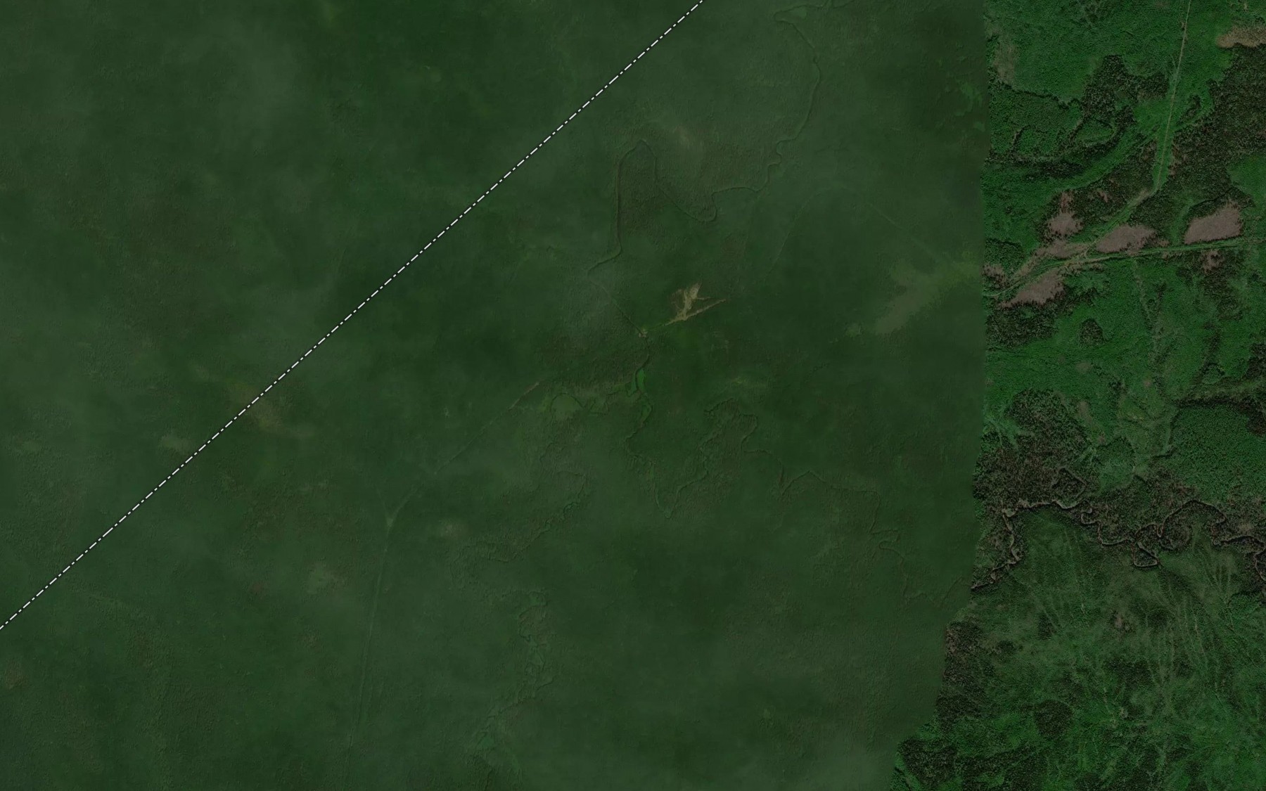 Satellite map of the Kycha