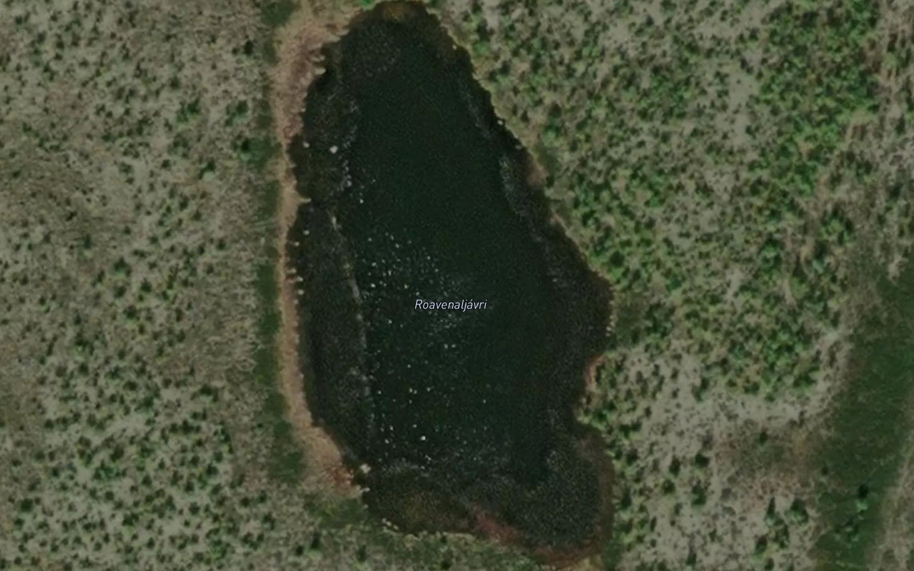 Satellite map of the Duolbajavri