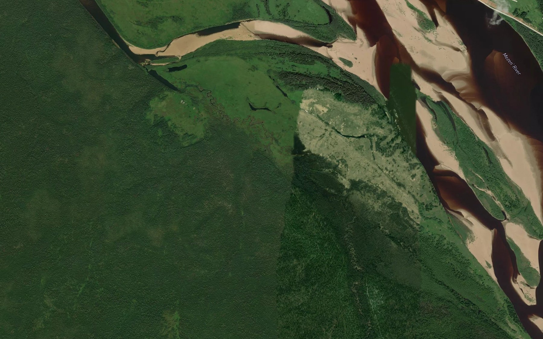 Satellite map of the Kangoya