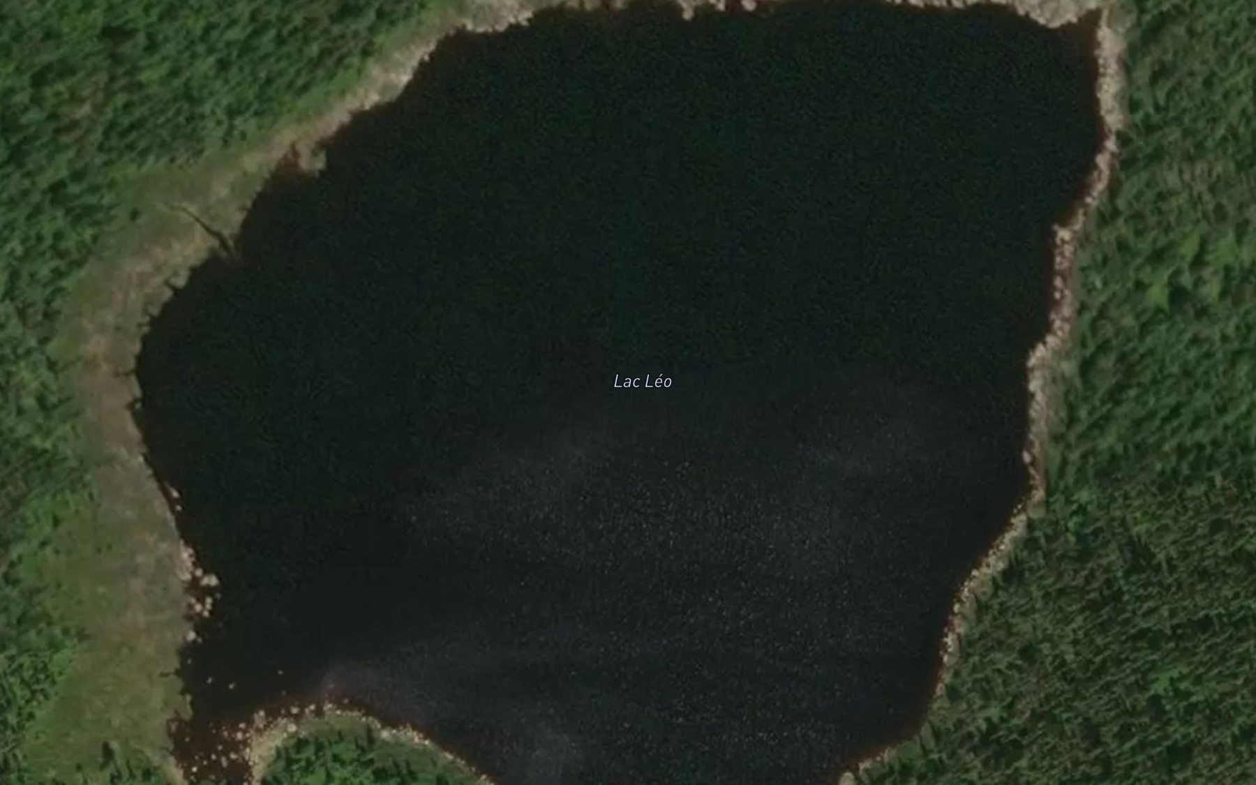 Satellite map of the Lac Leo