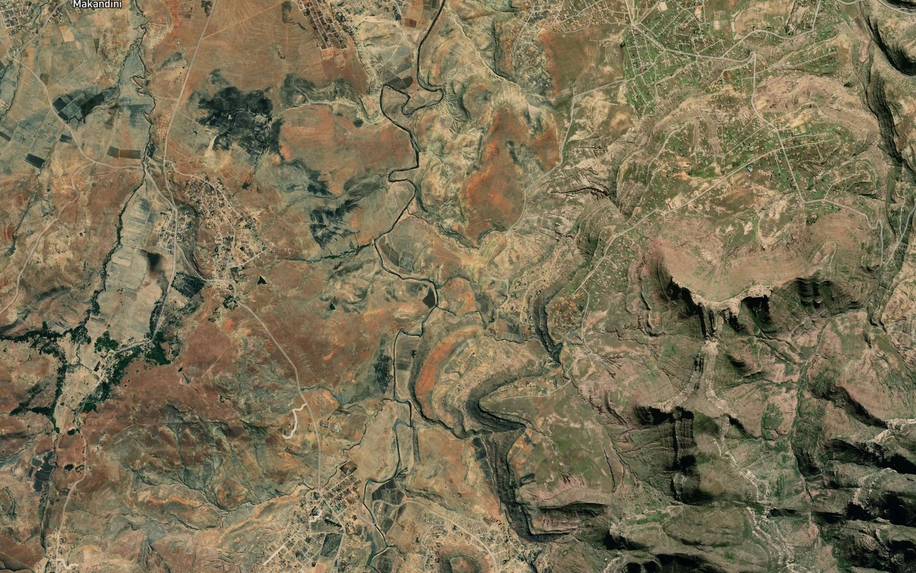 Satellite map of the Hlatimnyama