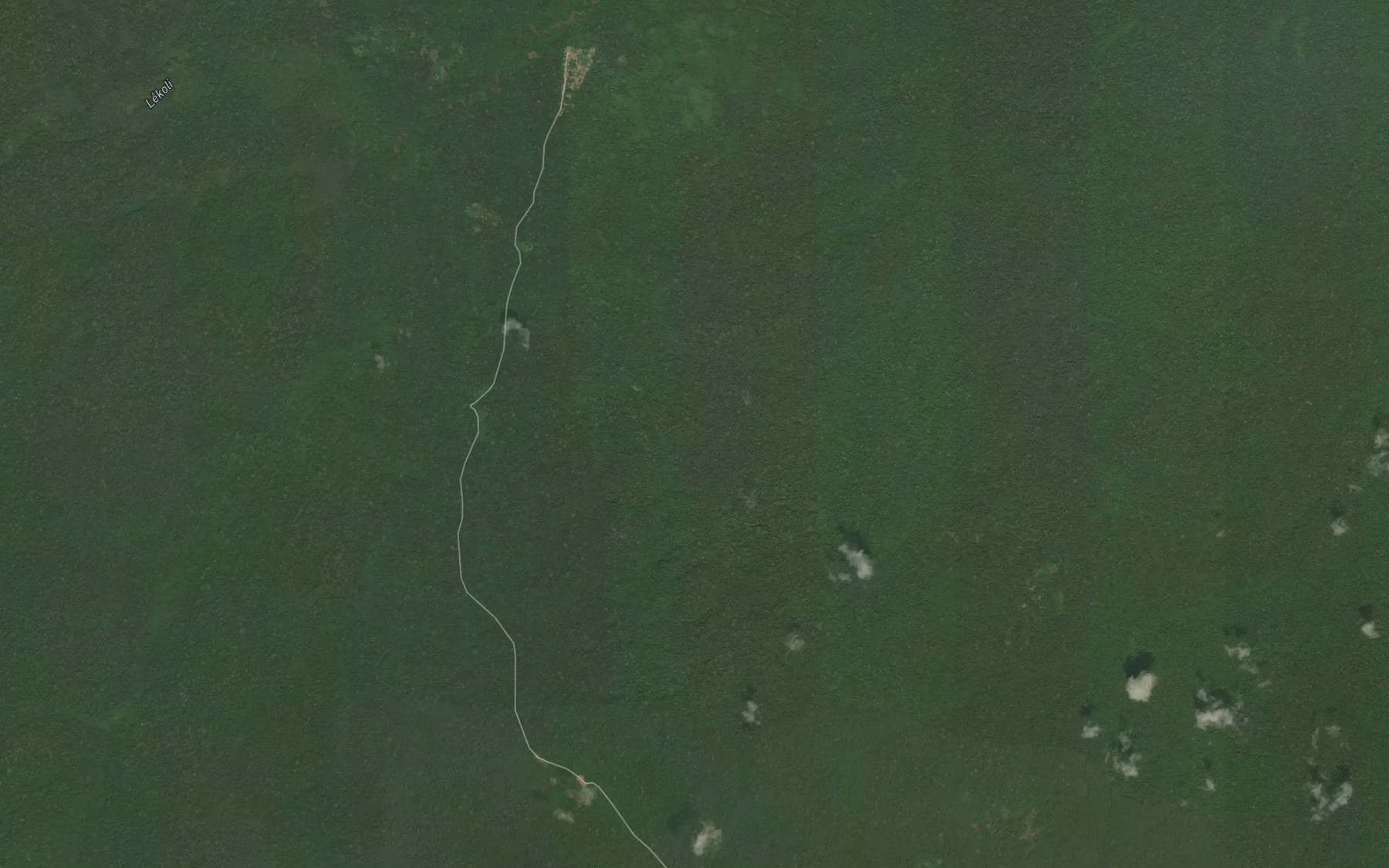 Satellite map of the Adoua