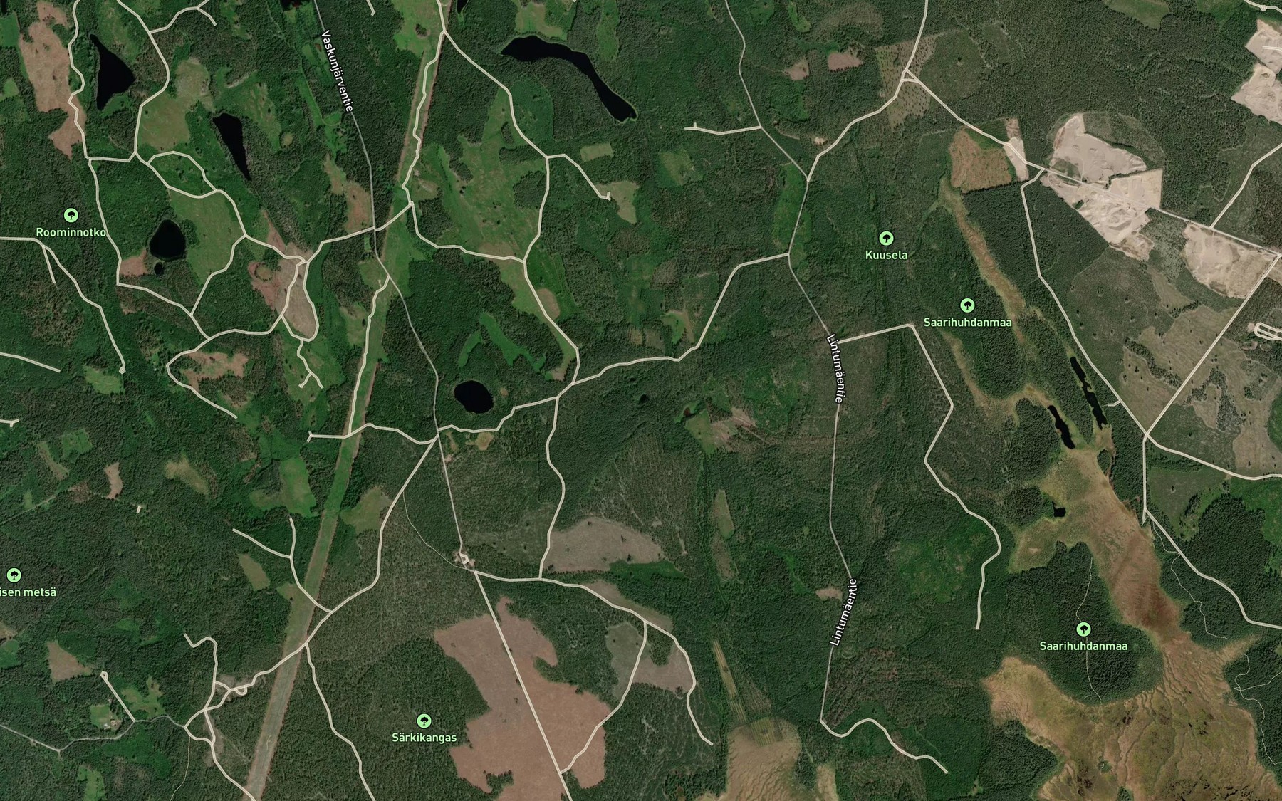 Satellite map of the Lapinjarvet