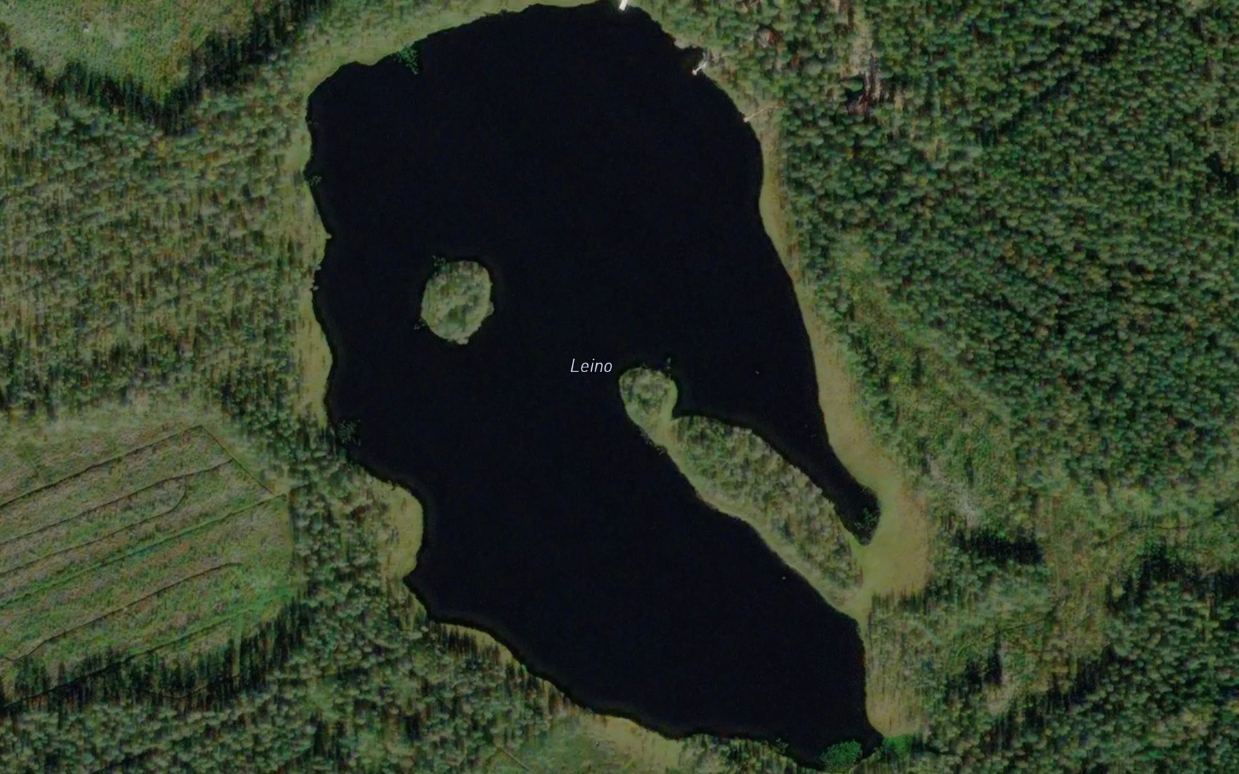 Satellite map of the Leino