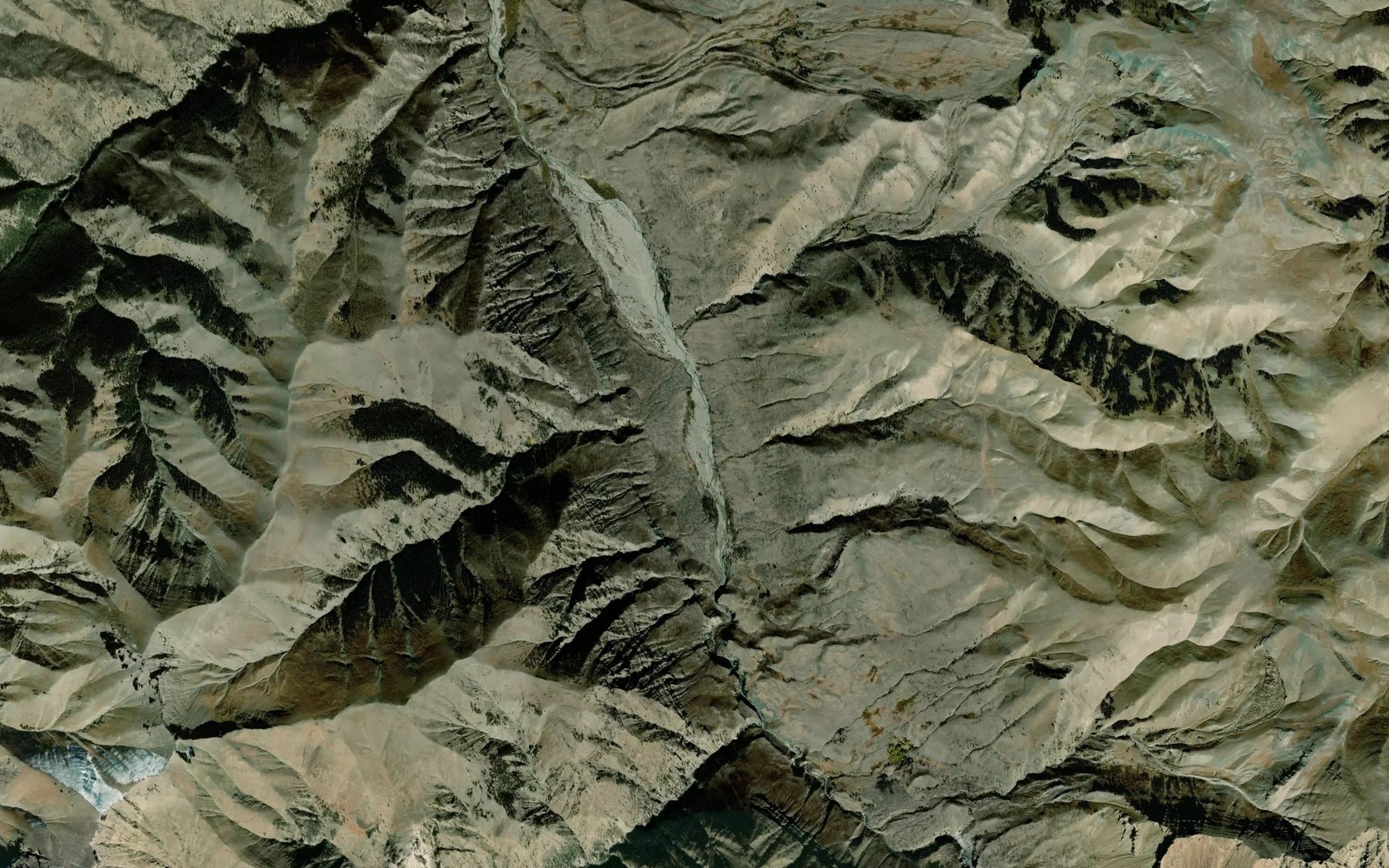 Satellite map of the Pearce Creek
