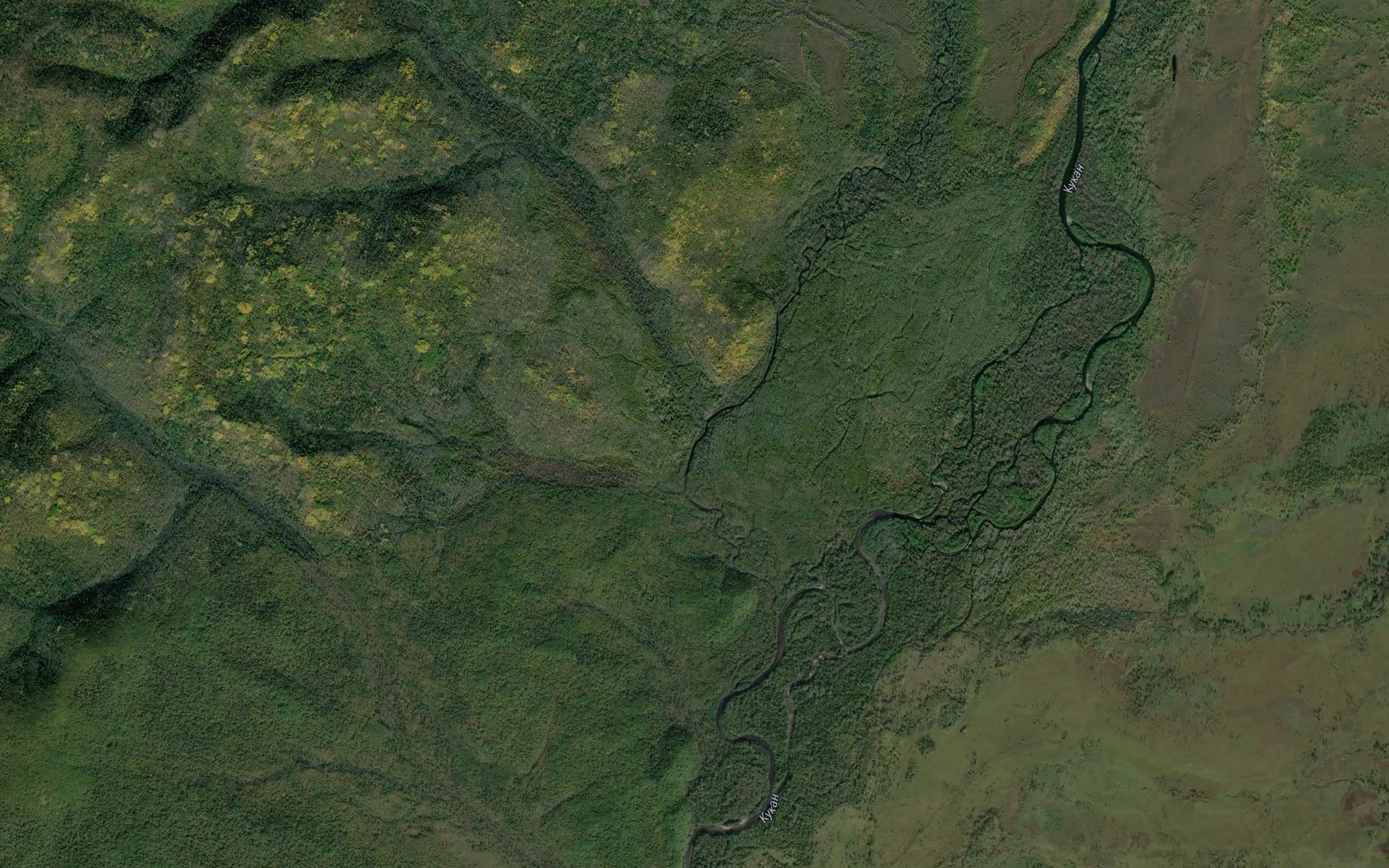 Satellite map of the Bol'shoy Bolodek