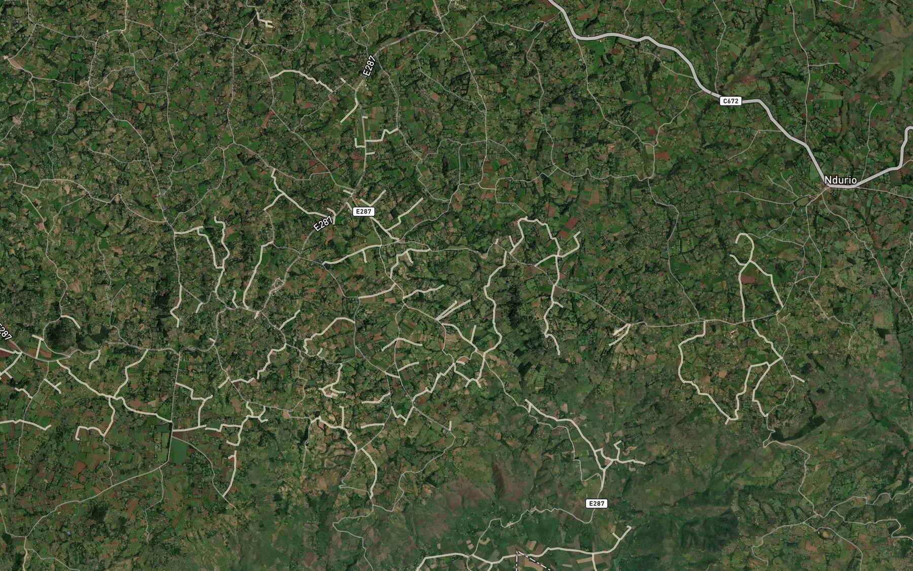 Satellite map of the Oroba