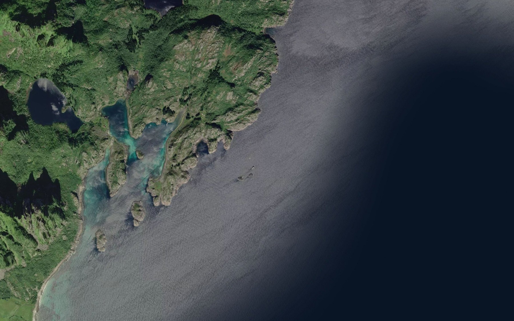 Satellite map of the Andklakken