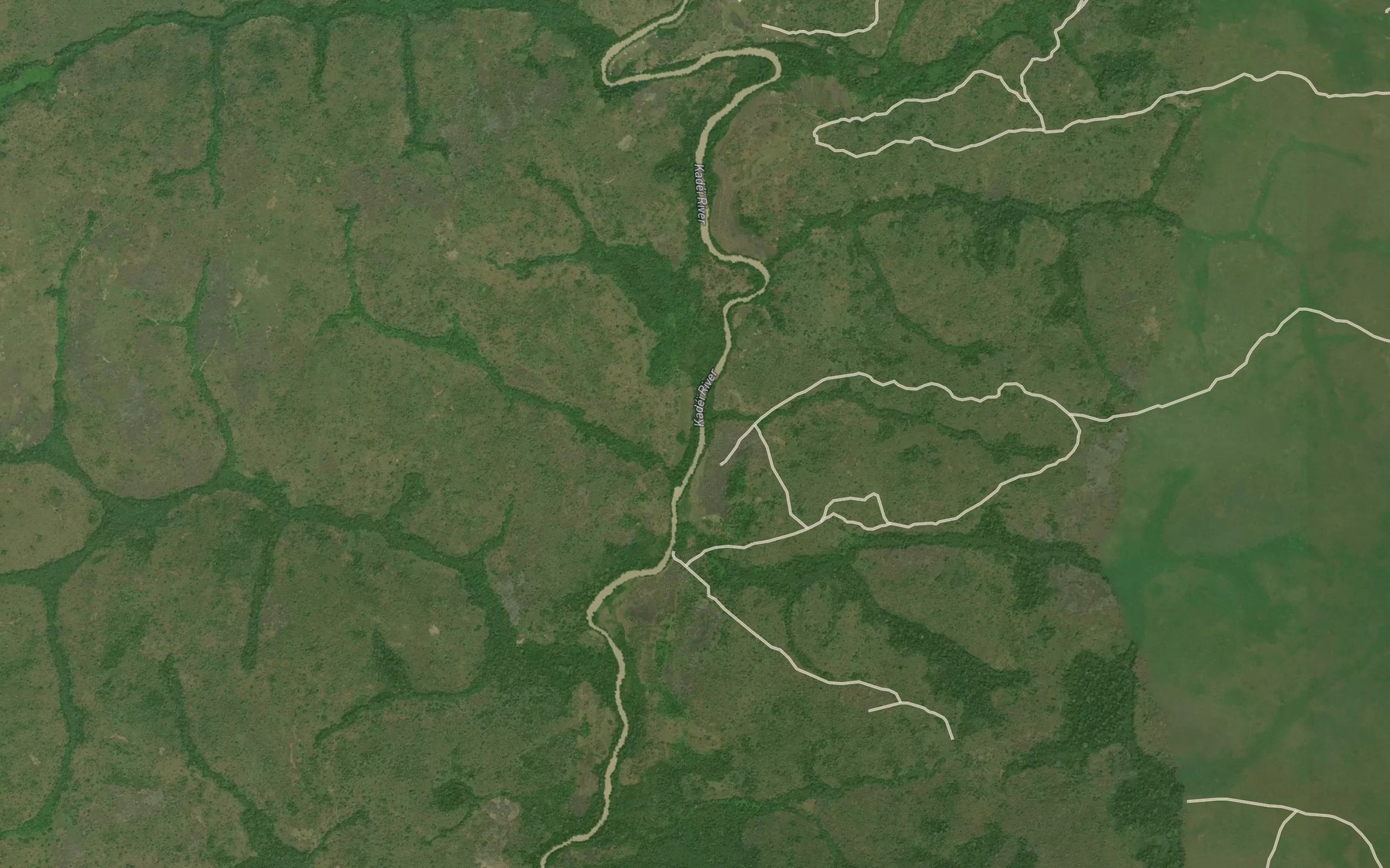 Satellite map of the Pana