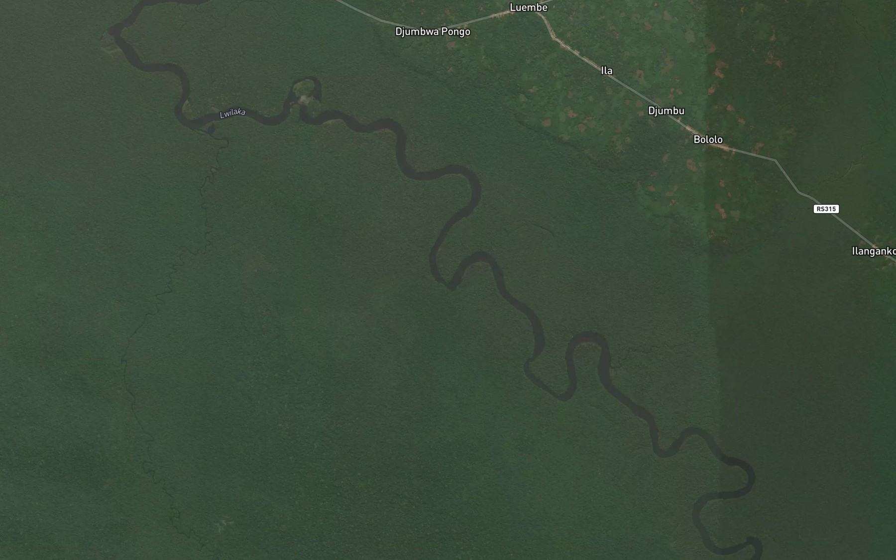 Satellite map of the Losolu