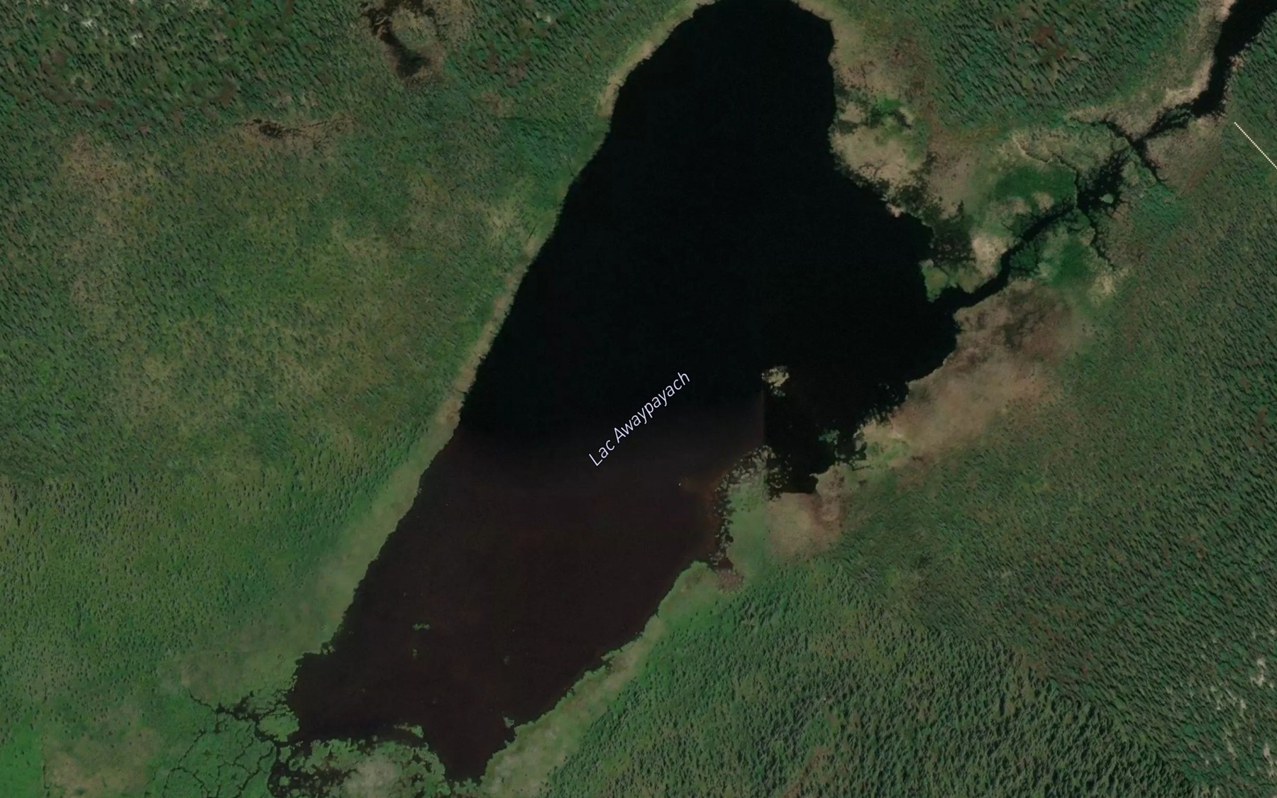 Satellite map of the Lac Awaypayach