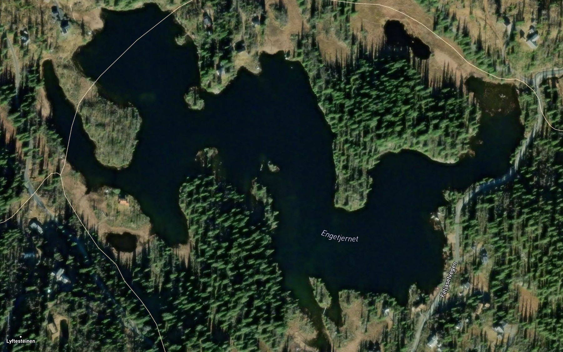 Satellite map of the Engitjednet