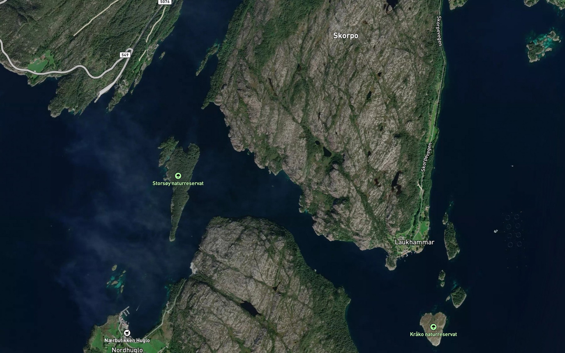 Satellite map of the Loype