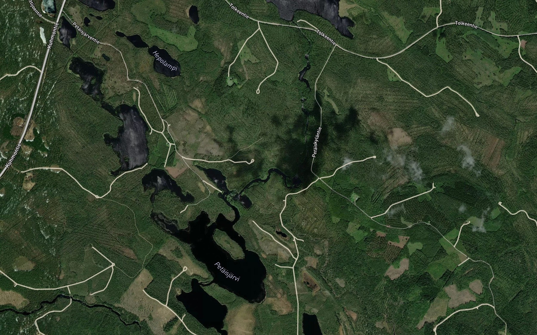Satellite map of the Hepopuro