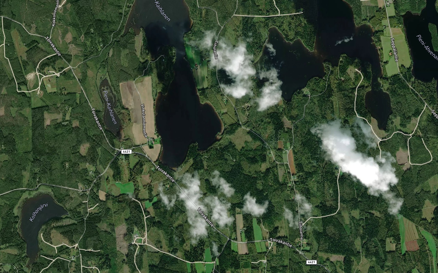 Satellite map of the Kalajoki