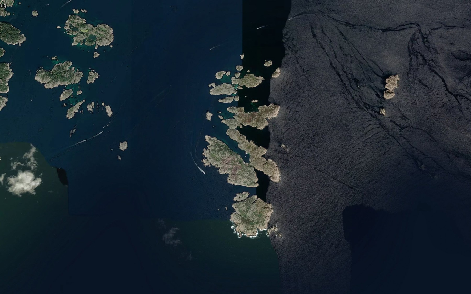 Satellite map of the Udvarkilen
