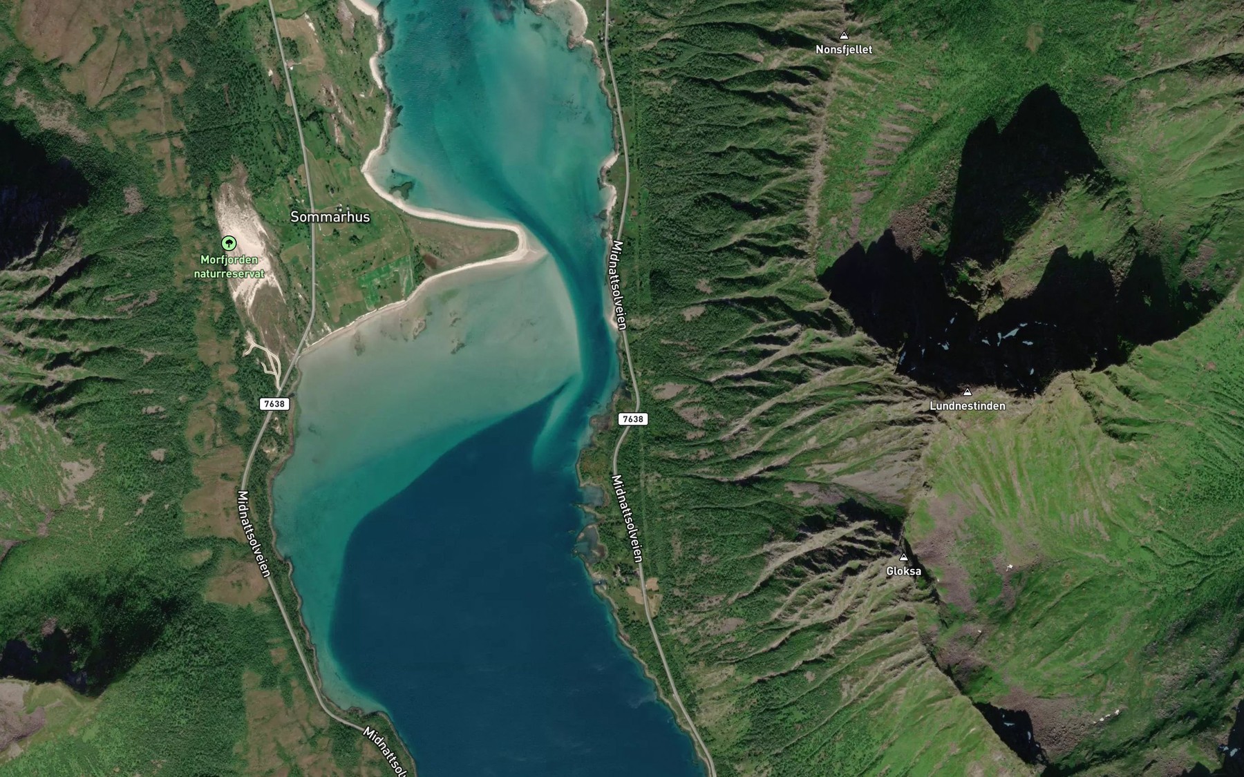 Satellite map of the Oteraa
