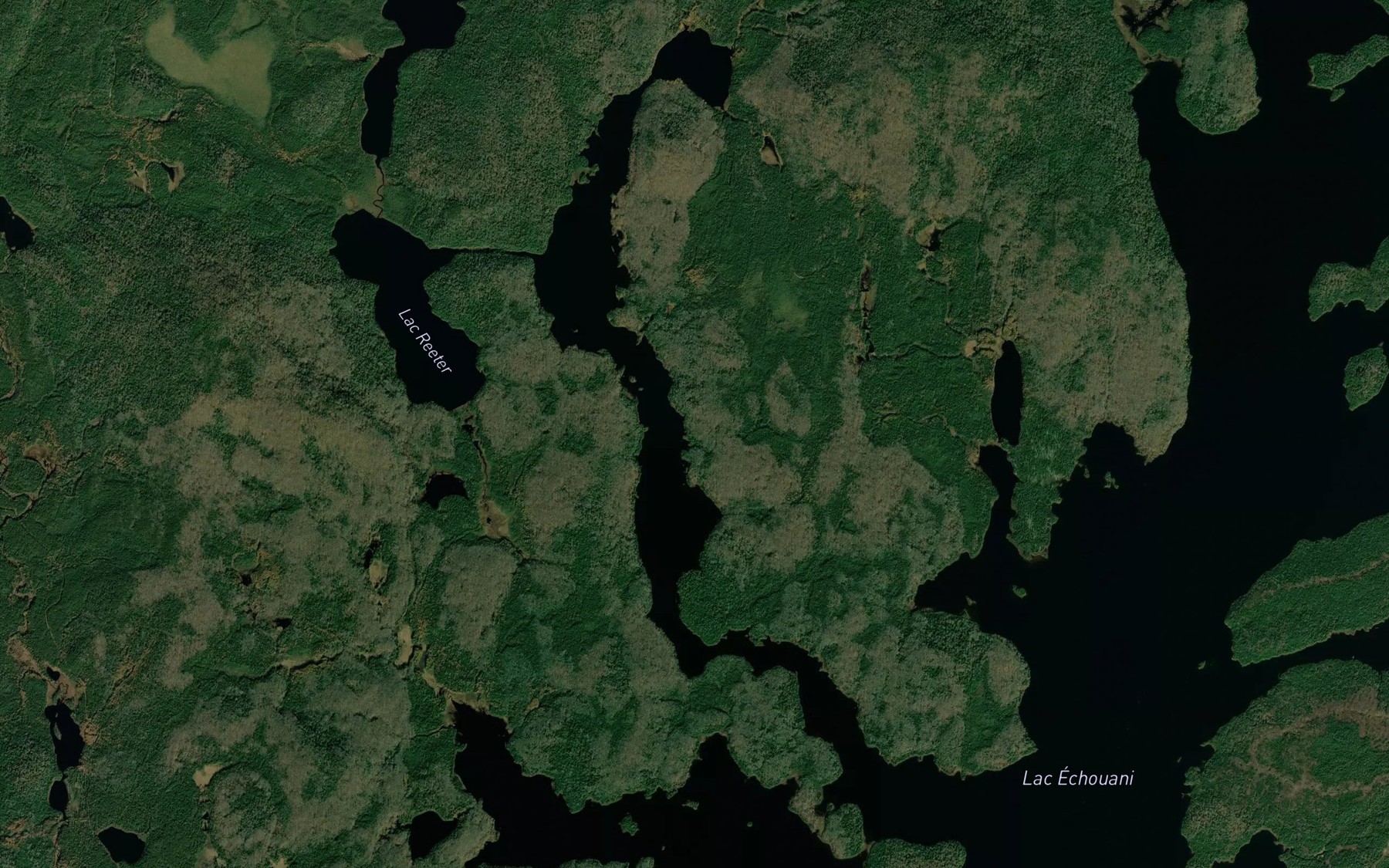 Satellite map of the Baie Margaret