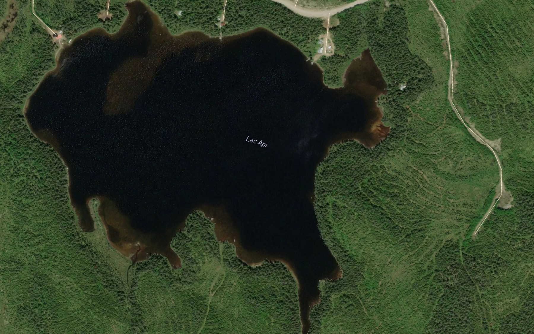 Satellite map of the Lac Api