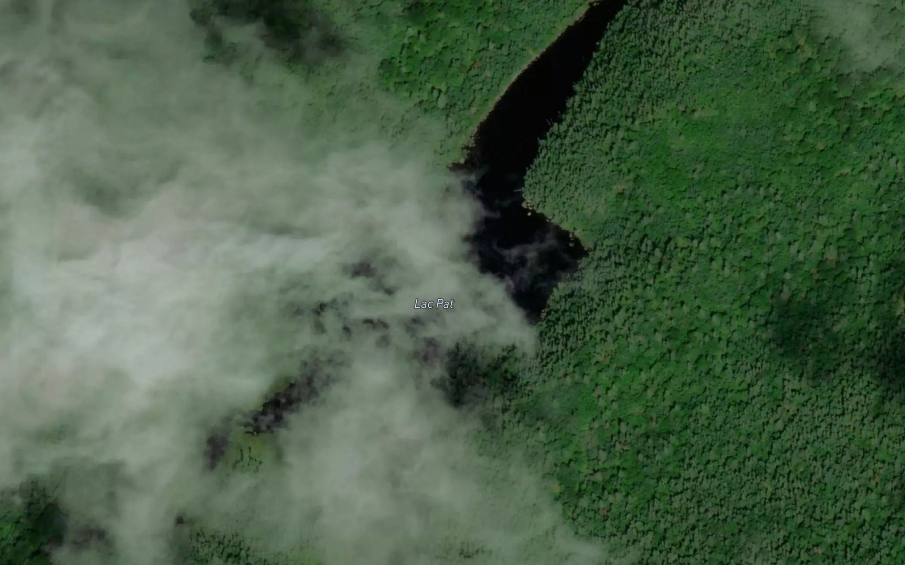 Satellite map of the Lac Pat
