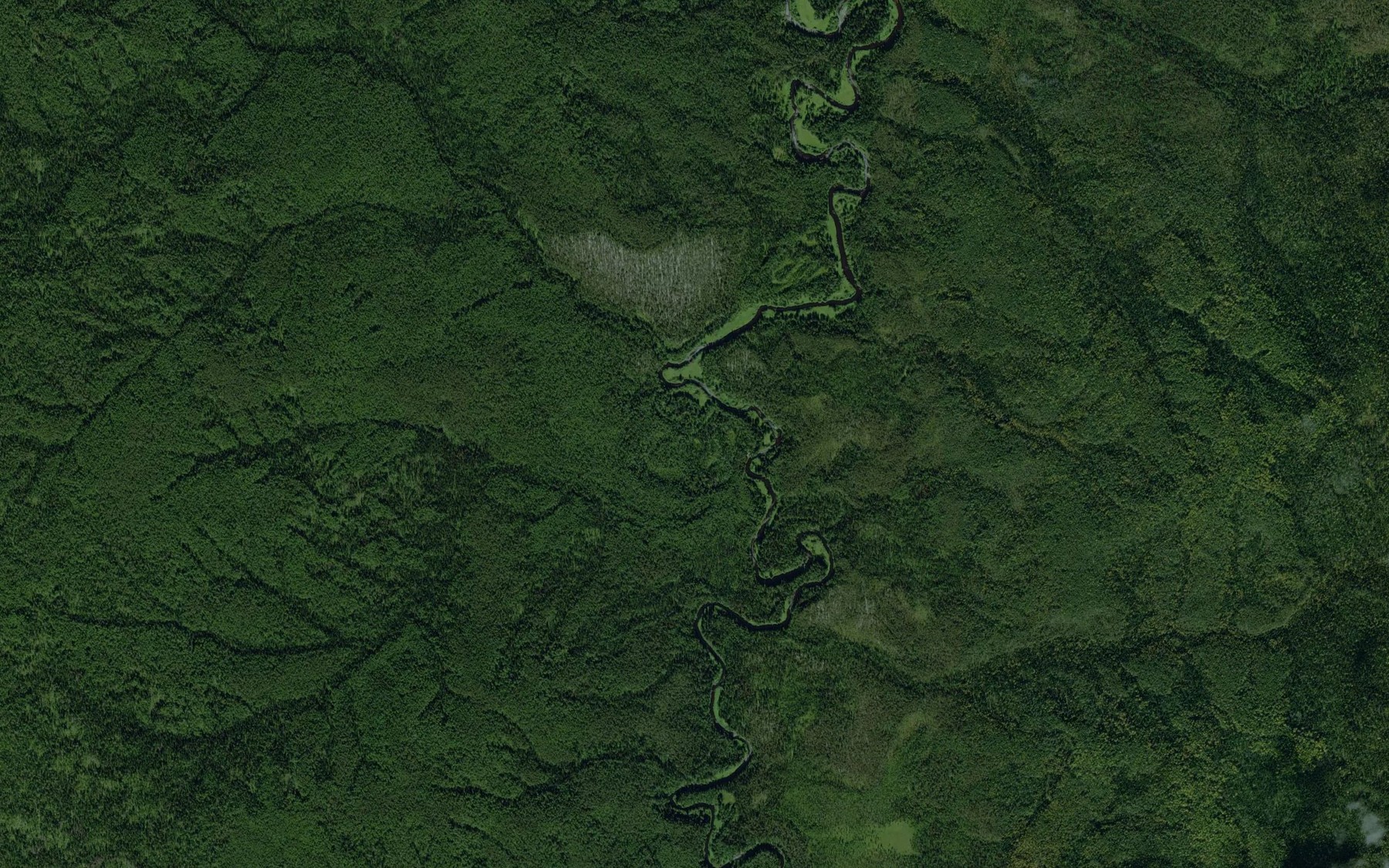Satellite map of the Kychsa