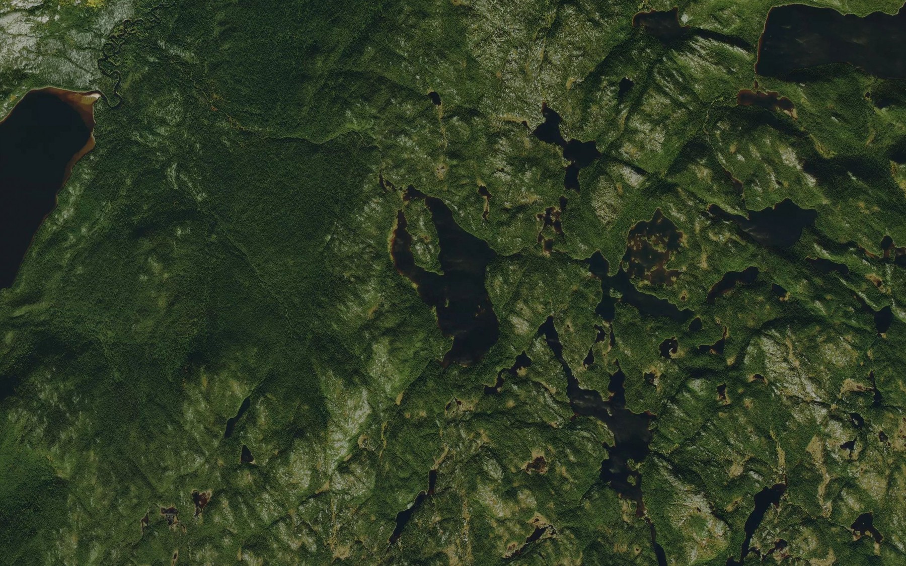 Satellite map of the Lac Volant