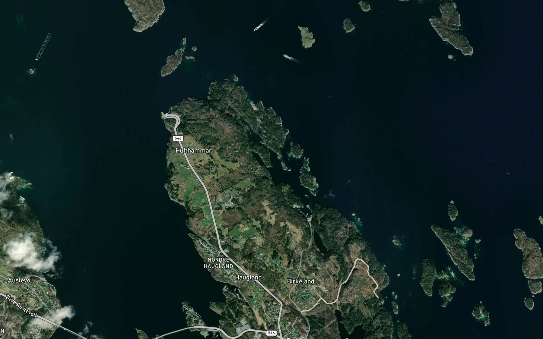 Satellite map of the Sovagen