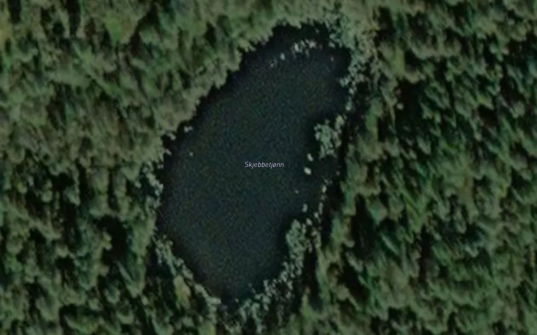 Satellite map of the Skjebbetjonn