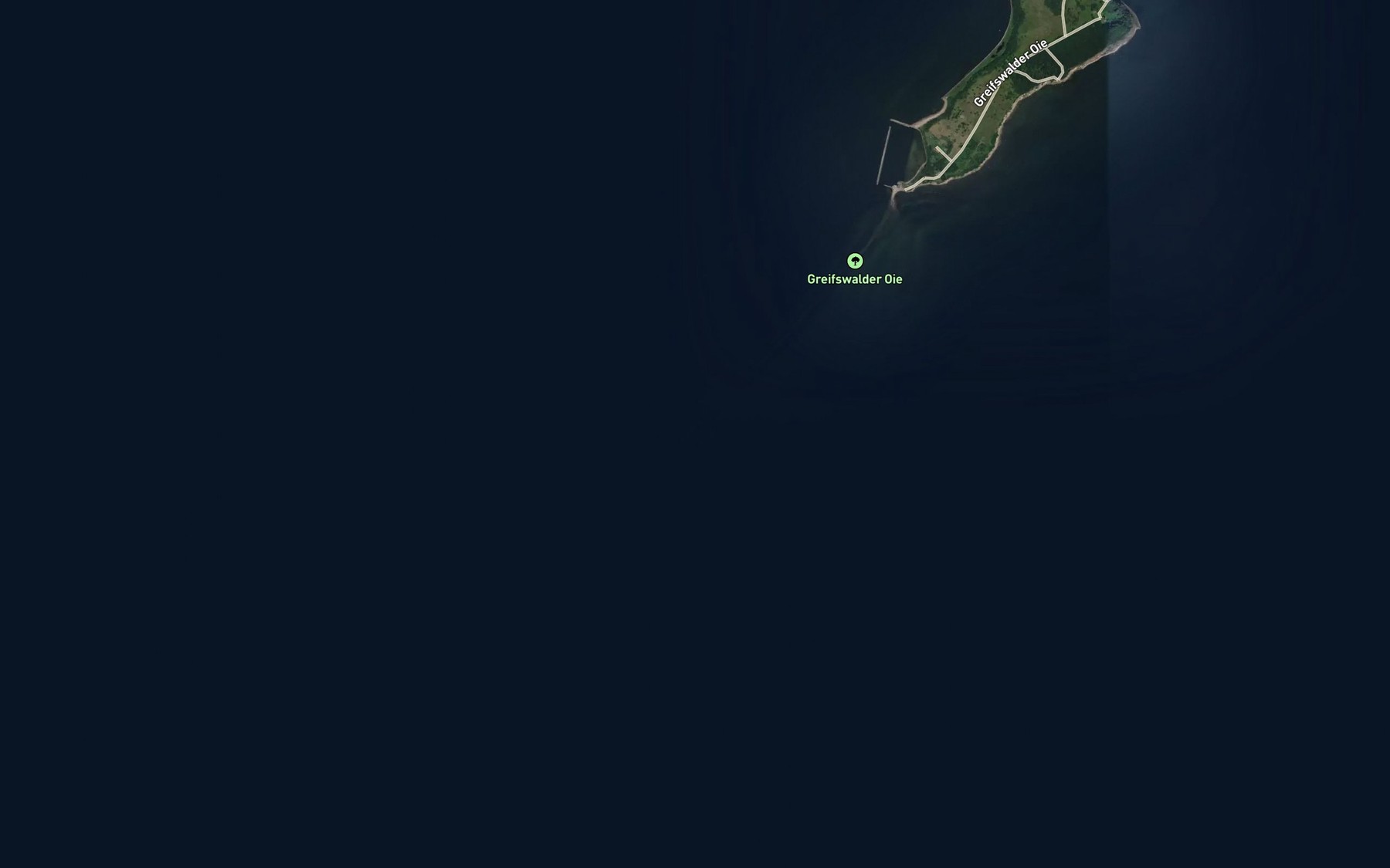Satellite map of the Oier Riff