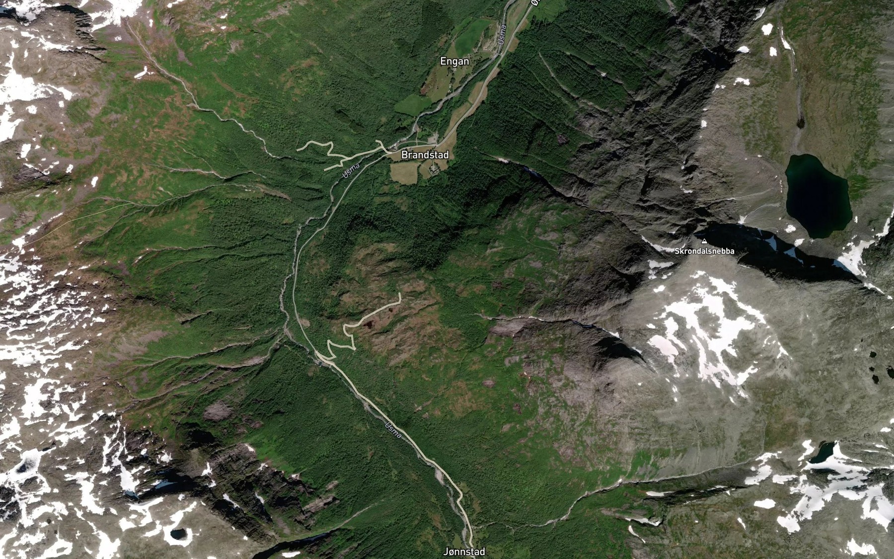 Satellite map of the Meiersbekken