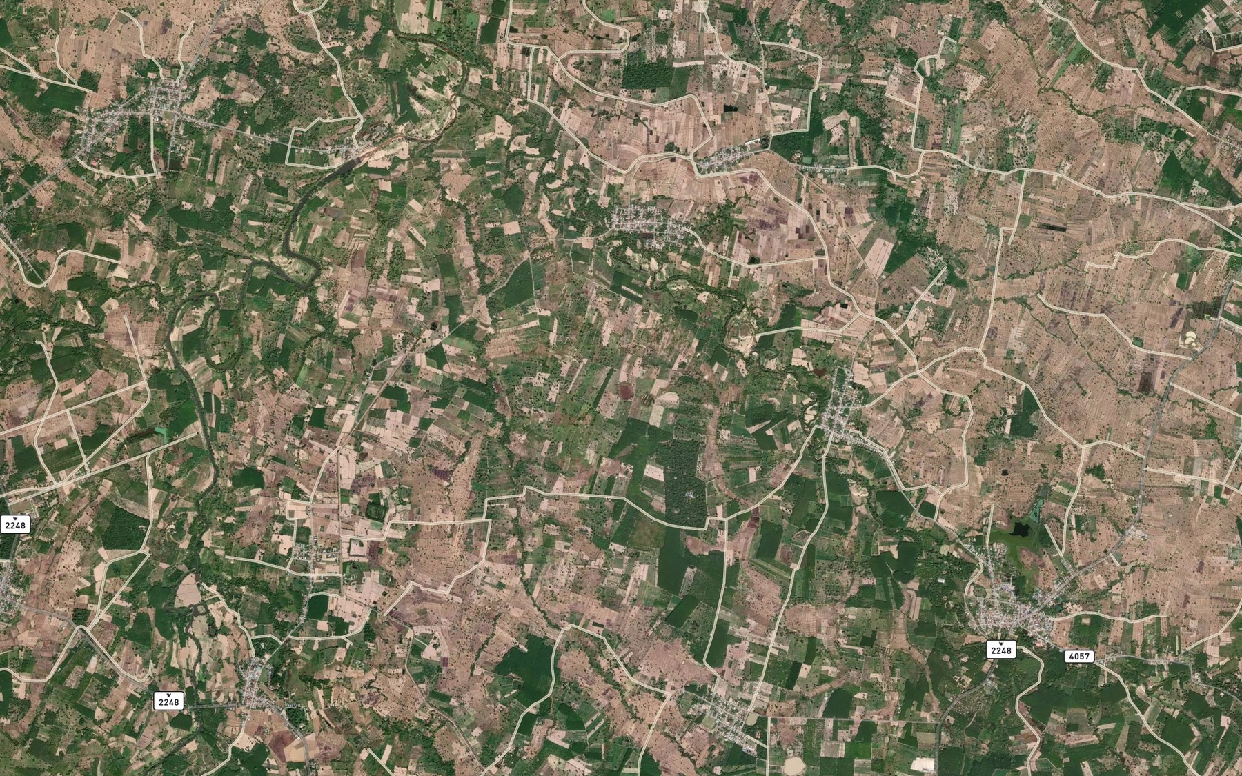 Satellite map of the Nong Saen Khun