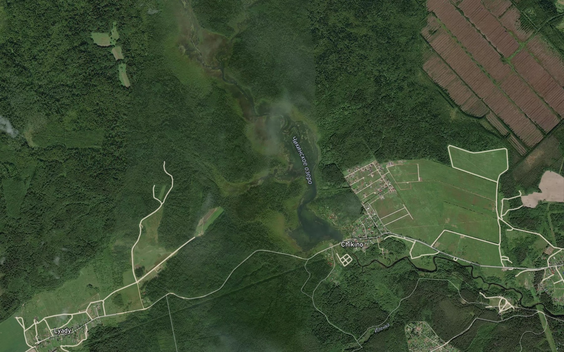 Satellite map of the Kopanka