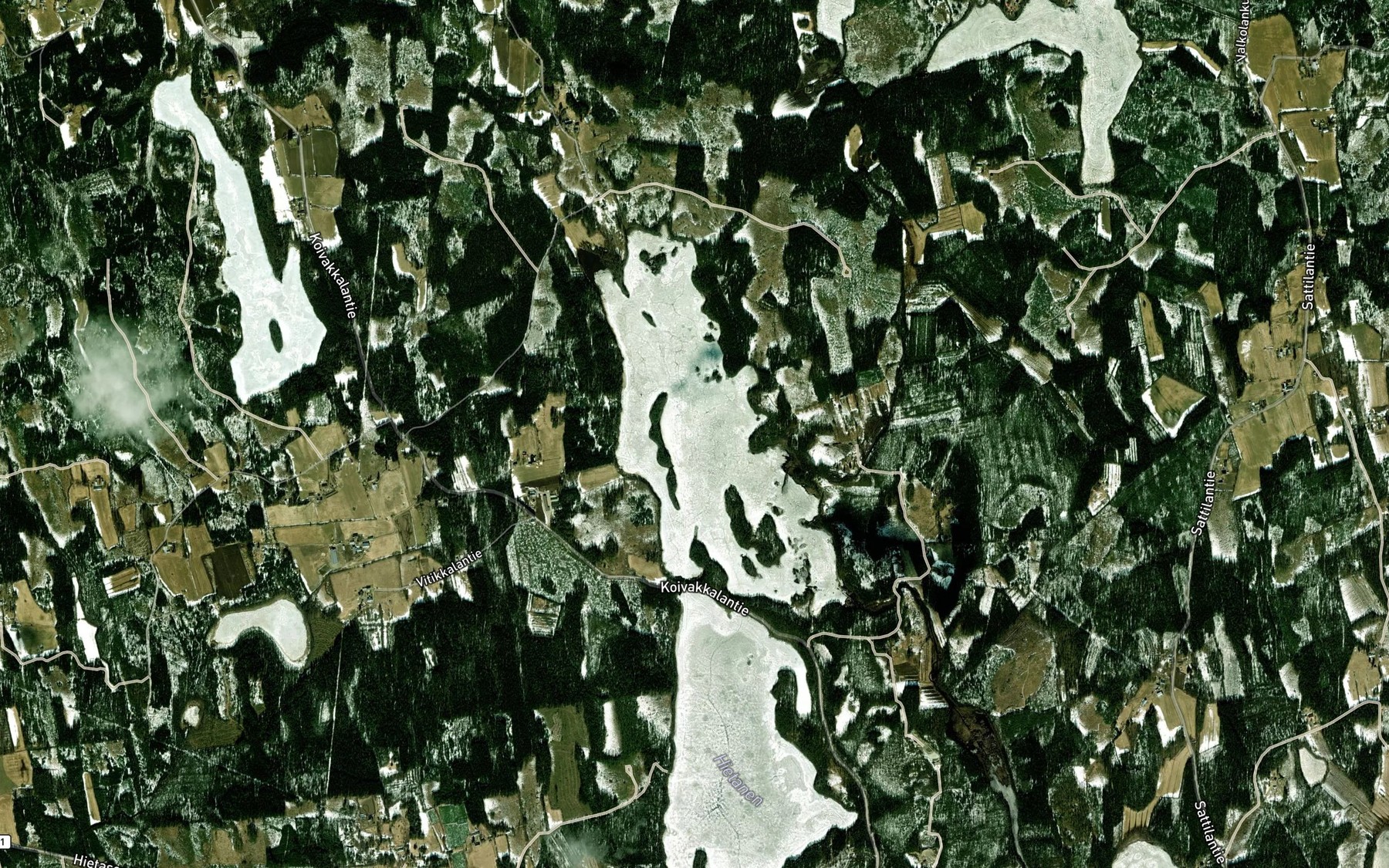 Satellite map of the Saarinen