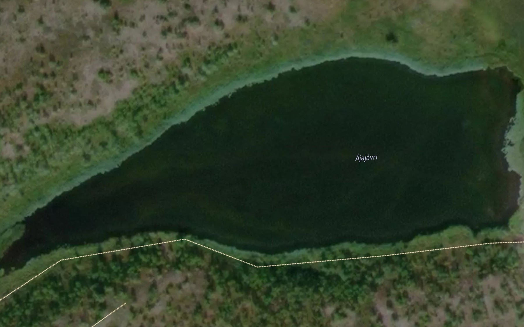 Satellite map of the Ajajavri