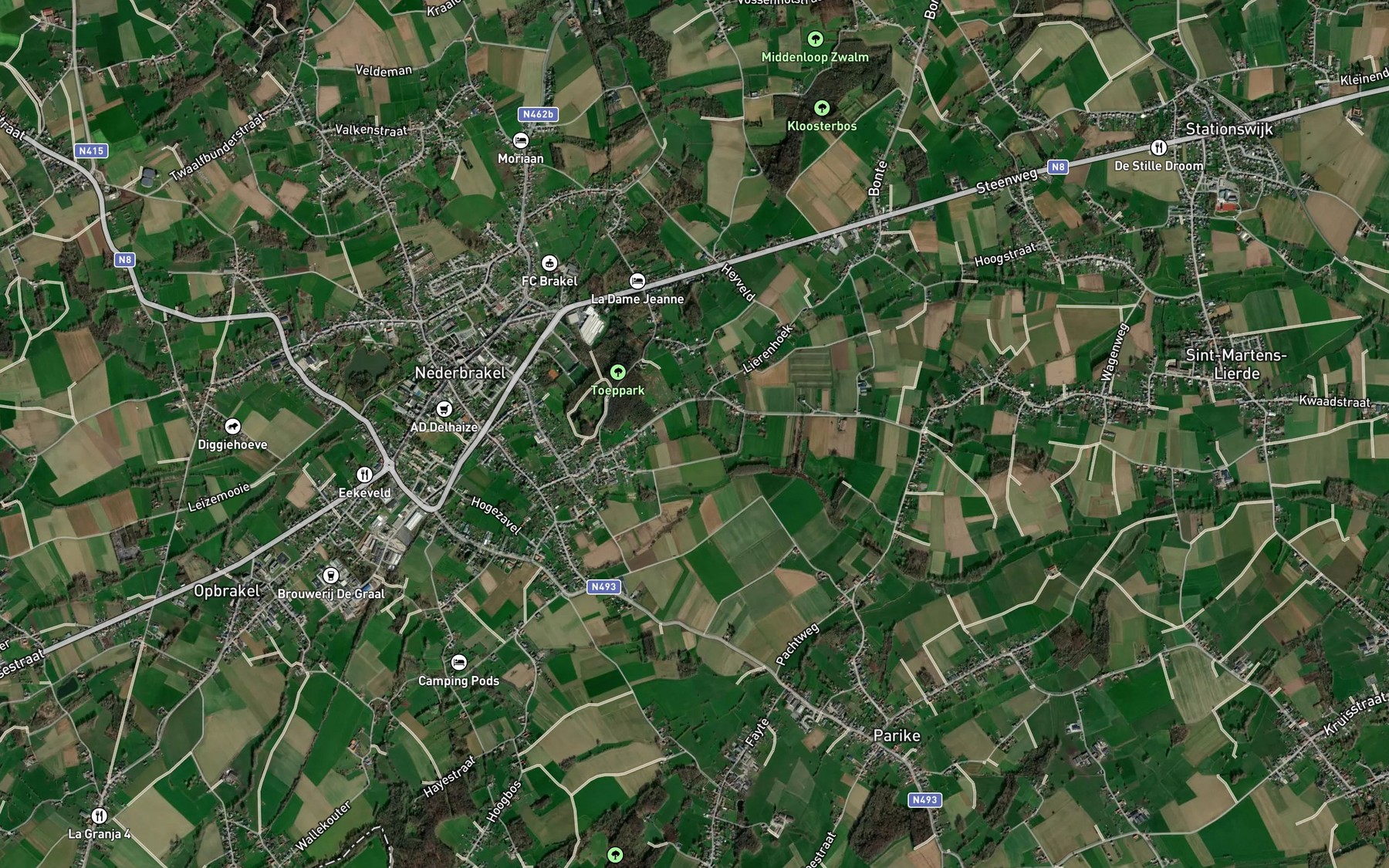 Satellite map of the Dorenbosbeek