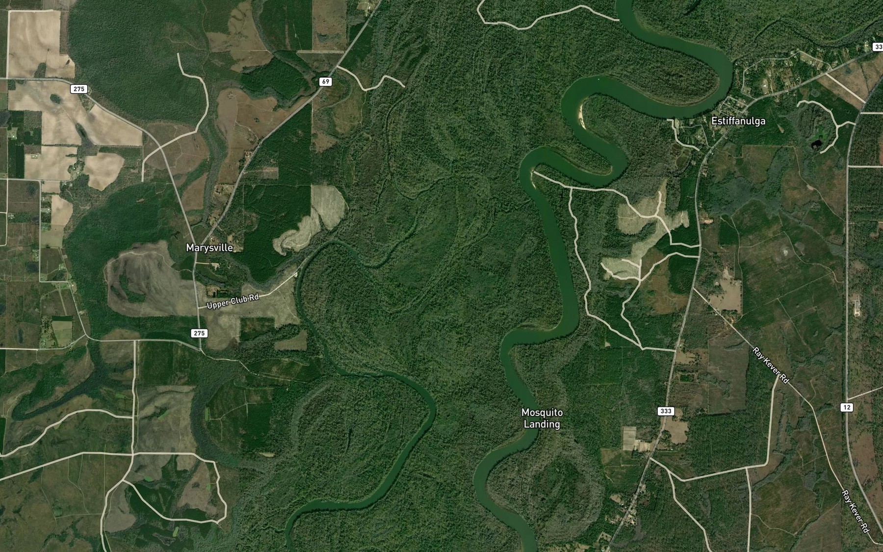 Satellite map of the Middle Slough