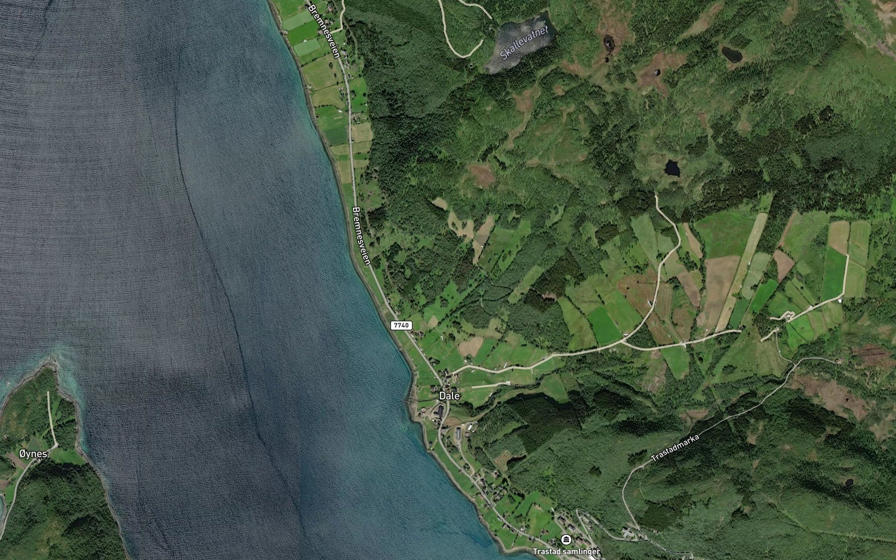 Satellite map of the Aspebekken