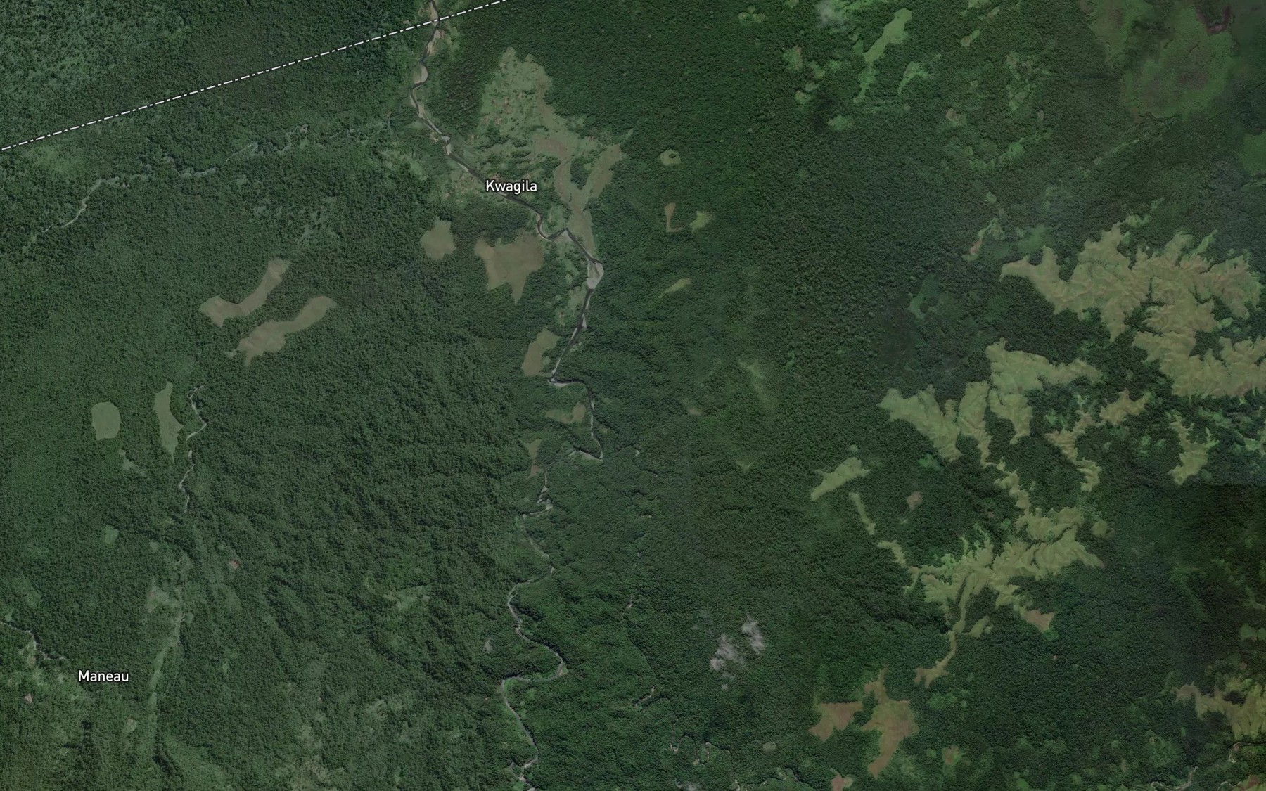 Satellite map of the Goipat River