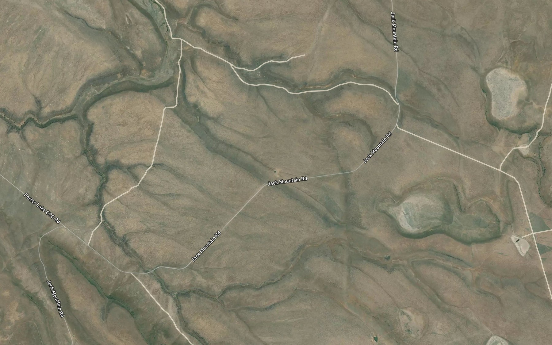 Satellite map of the Monument Reservoir