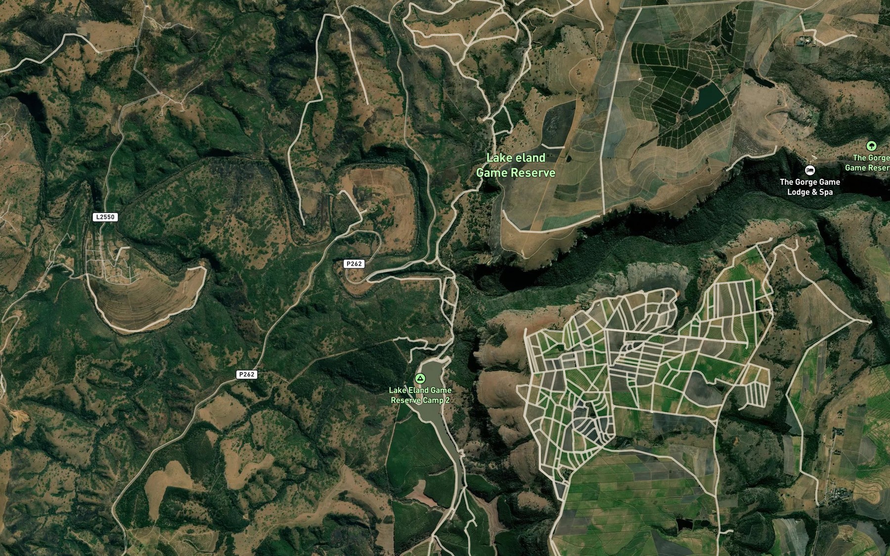 Satellite map of the Ncumuse