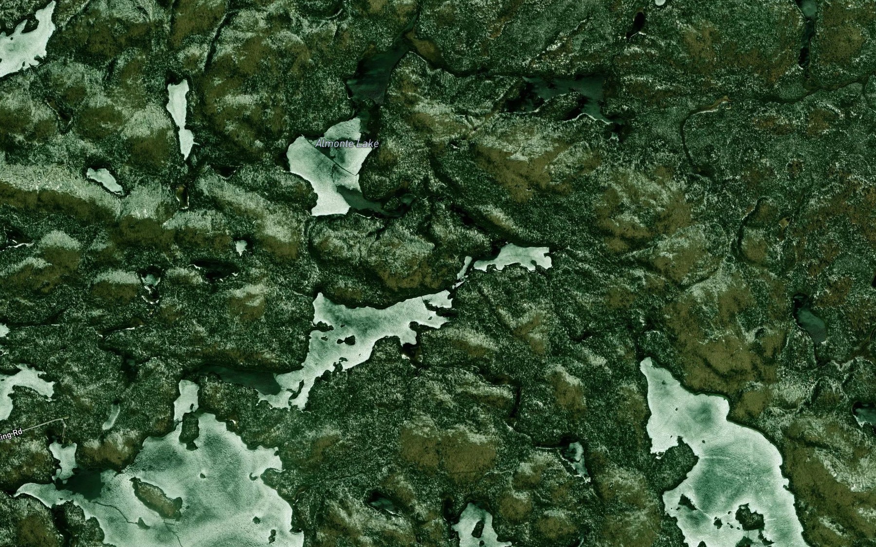 Satellite map of the The North Arm