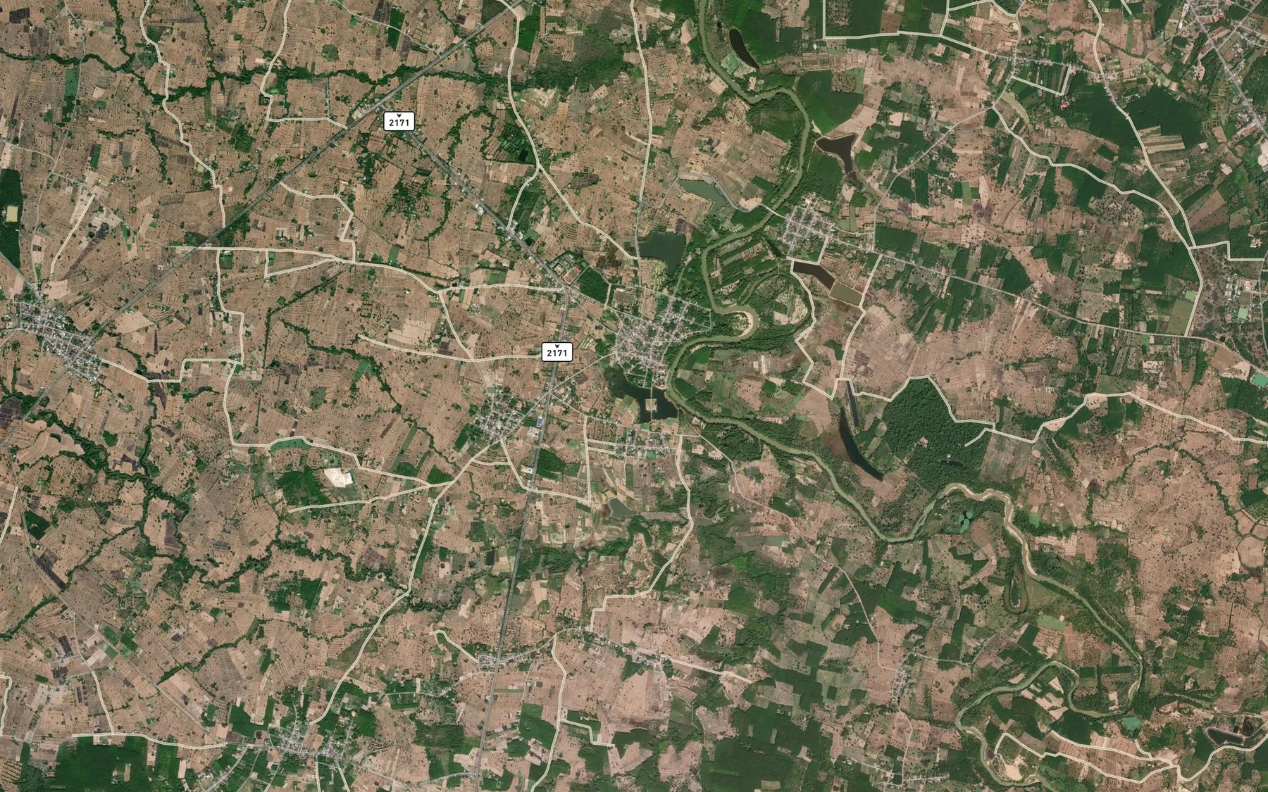 Satellite map of the Nong That