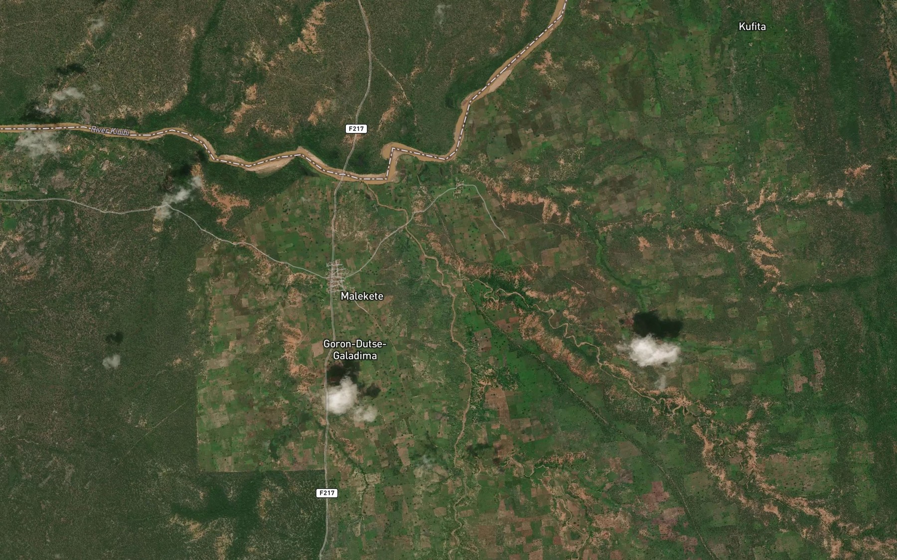 Satellite map of the River Jantrafi