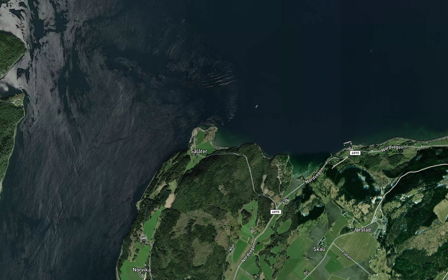 Satellite map of the Oldervika