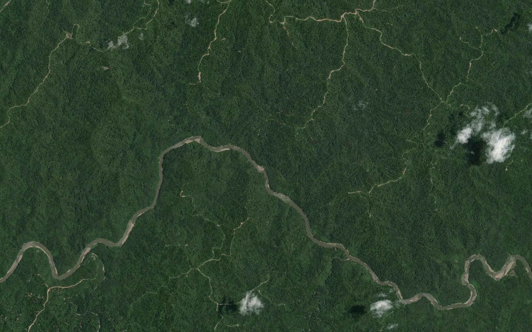 Satellite map of the Sungai Songeh