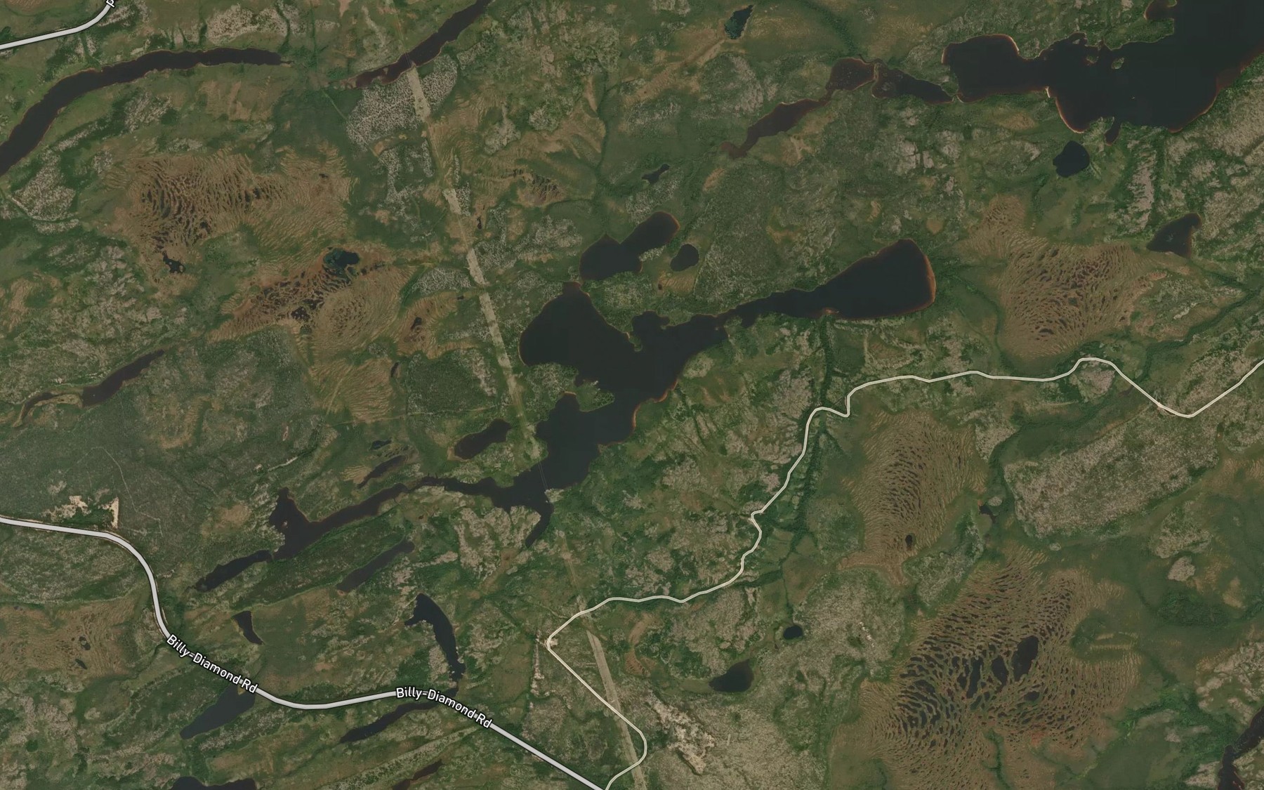 Satellite map of the Lac Aniwapistanuwanut