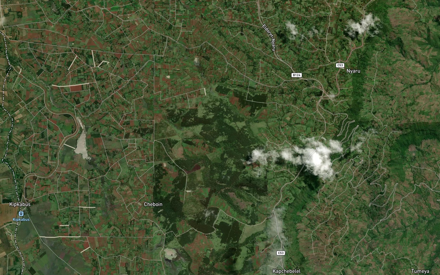 Satellite map of the Cherkabol